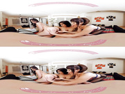 Three sexy Asian girls worship your dick