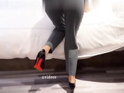 气质反差婊报复老公出轨跟同事搞到了一起