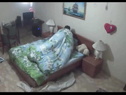 居家攝像頭黑客破解拍攝到的中國留學生和大屌洋男友換衣做愛洗澡三部曲 場面淫蕩～720P高清