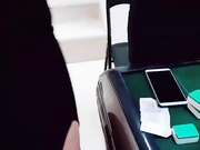 《勾搭反差女神》打完麻勾搭两个气质高跟少妇，没钱输了就想跑？强行肉偿