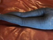 北京彪哥居家真皮大床激战紧身牛仔裤学院派舞蹈系妹子呻吟刺激720P高清无水印