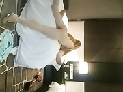 颜值秒杀不少嫩模的外围女TS晴天和土豪嫖客酒店开房啪啪自拍720P清晰无水印