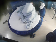 精品特色酒店情趣房偷拍猥琐卷毛哥后射呻吟很大好身材女友