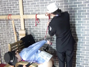 国模工作室流出两个漂亮国模制服诱惑被蒙脸摄影师捆绑假鸡巴插逼逼