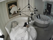 豪华主题房拍霸气纹身社会男爆操身材娇小长发白嫩漂亮女友射了一身精子操完洗洗穿上衣服走人