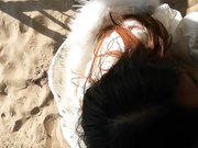 包皮哥海边艳遇离异富姐大冷天直接脱下裤子就在户外无套啪啪720P高清无水印