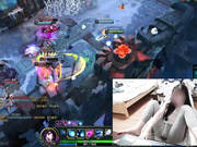 LOL妹子塞跳蛋玩英雄联盟，打输喷你一屏幕，粉嫩鲍鱼打的过程裤裆就湿透了