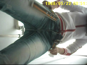 超男双镜头157青春靓丽的眼镜女生,看这长相应该是班花_1