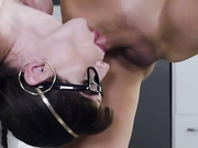 一白一黑俩妖艳人妖相互挑逗撅屁股被操呻吟