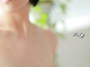 [JUL-931] おしとやかに見えて…爆乳Icup×爆尻100cm 超わがままBODYの専業主婦 長谷川茉優 30歳 AV DEBUT - 1of5