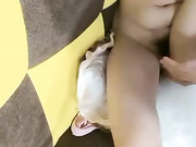 国民小老弟黝黑大屌侧入淫穴抽擦打桩02