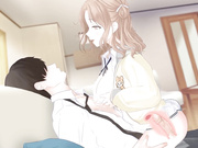 Idol Master - Madoka Higuchi Riding Double Creampie X-Ray